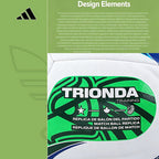 Adidas WC TRN TRIONDA 2026 FIFA World Cup Size 5 Training Soccer Ball Wear Resistant JD8032