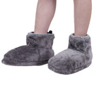 Heated Boots Heated Slippers Heating Pad Boots 1 Pair Thick Easy To Wear Fast Heating 5 Level Temperature for Office