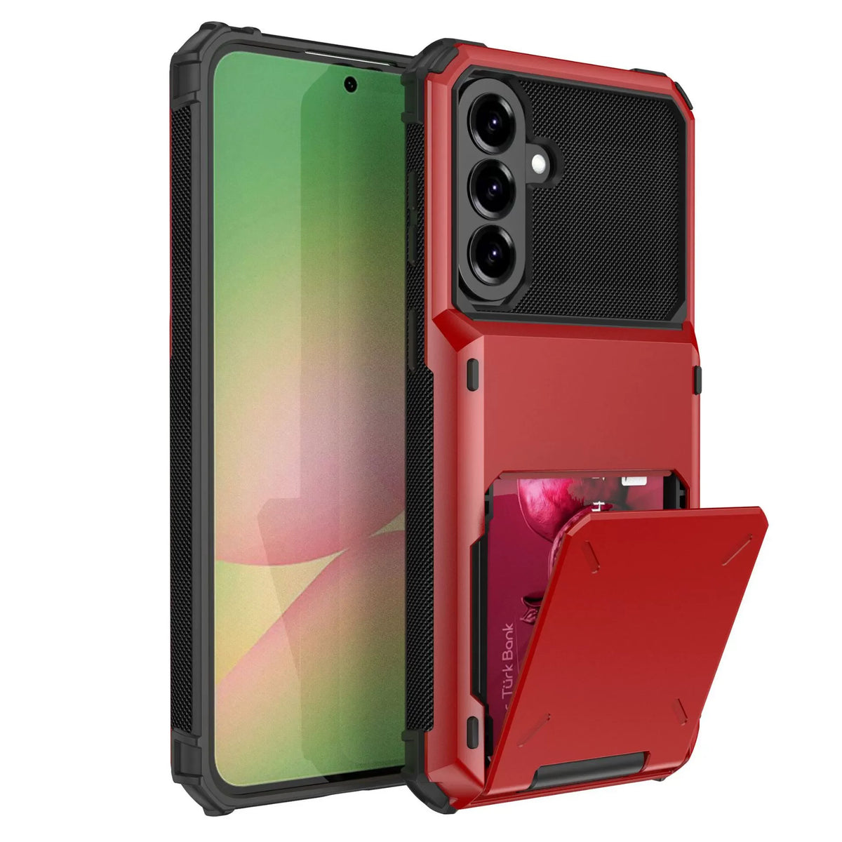 For Samsung Galaxy A37 Samsung A57 A56 A36 A26 A17 Card Holder Case Heavy Duty Wallet Hidden Flip Slot Protective Phone Cover