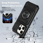 Case For Samsung S24 S23 Ultra Plus FE A14  A15 25 35 55 Magnetic Rotated Ring Kickstand Heavy Duty Drop Protection Wallet Cover