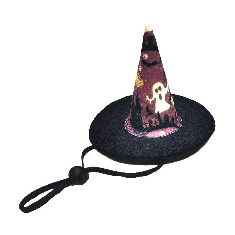 Halloween Pet Costume Set Cute Cat Cosplay Outfit Halloween Party Pet Dog Dress‑up Accessories Kitten Transformation Clothes