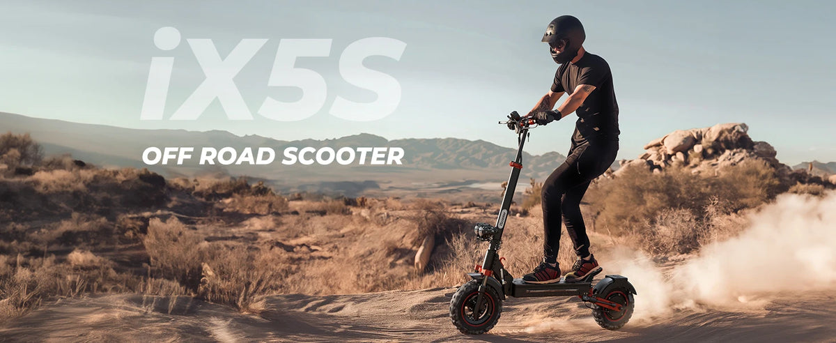 iScooter iX5s Electric Scooter 15Ah 1000W Powerful Kick Scooter Anti-skid Off Road Pneumatic Tire 65km Range 45km/h eScooter