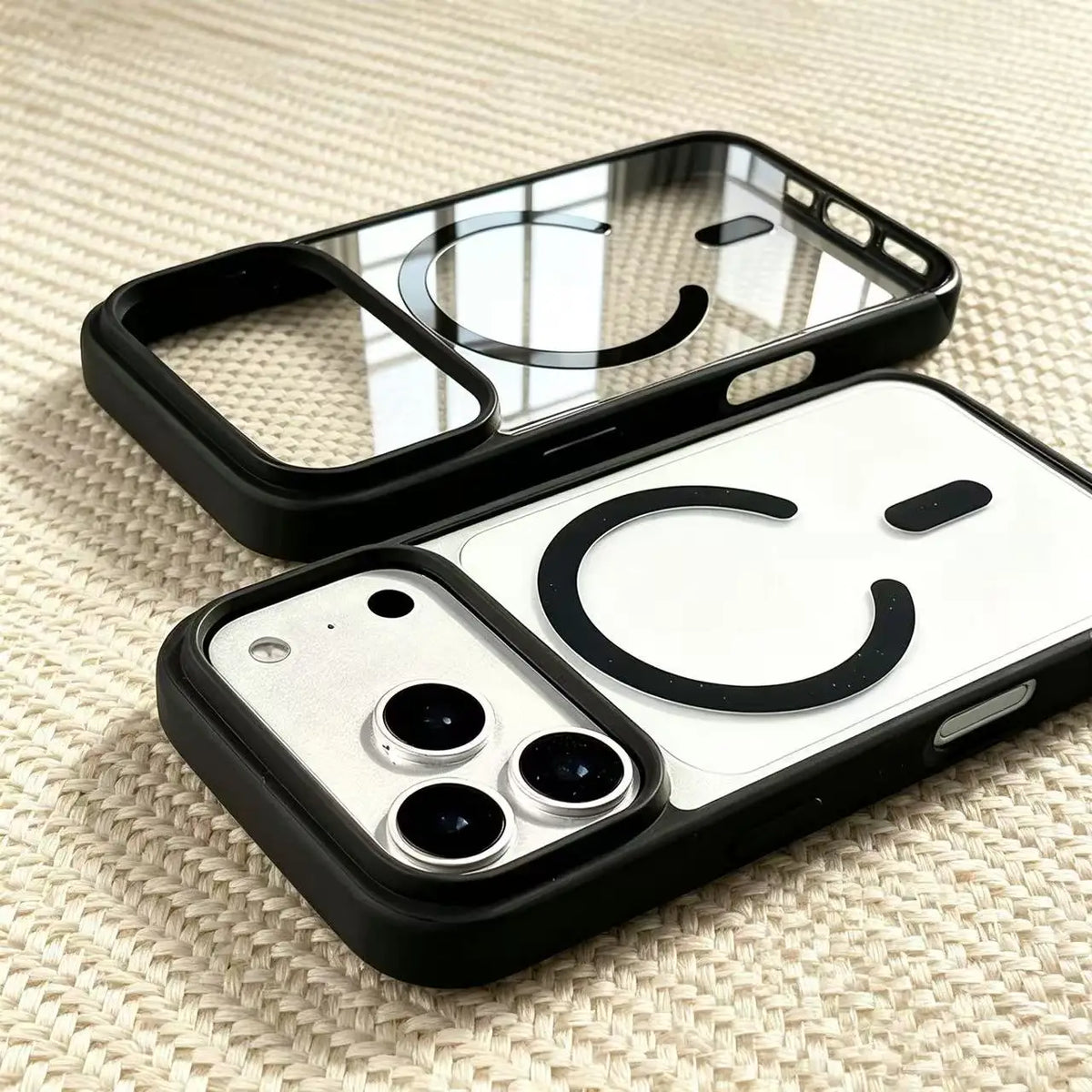 Fashion for Magsafe Magnetic Phone Case for IPhone 17 Air 16 16e 15 14 Plus 13 12 11 Pro Max Transparent Acrylic Cover Coque