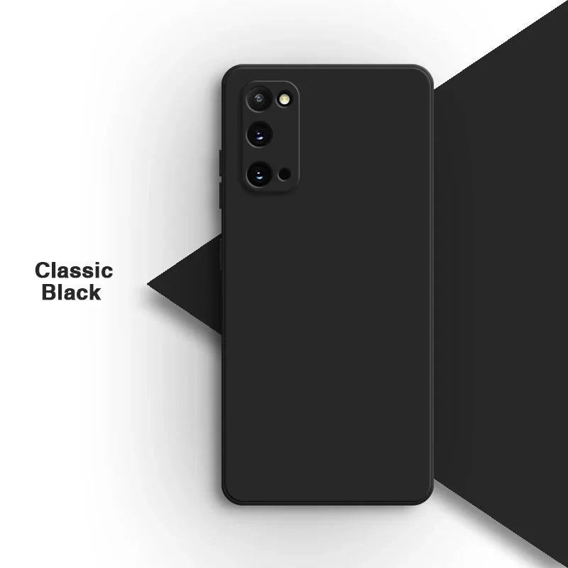 Original Phone Case for Samsung Galaxy S20 Plus Ultra FE S20+ S20Plus S20Ultra S20FE 5G Soft Liquid Silicone Back Cover Carcasas