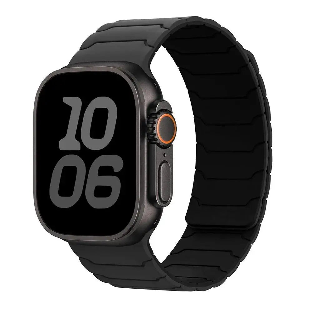 Magnetic Strap Silicone Bracelet For Apple Watch ultra 3 2 49mm 45mm 44mm 40mm 42mm 46mm 41mm 38mm IWatch Series 11 10 SE 9 8 7