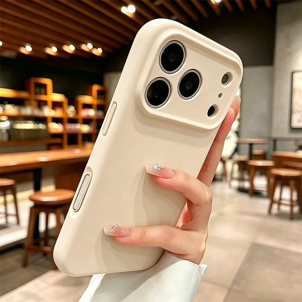 Case For iPhone 18 Pro Max Cases iPhone 17 Case Luxury Matte Candy Color Soft Phone Case For iPhone 16 Plus 15 14 13 12 11 Funda