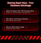 AULA AG60 Pro/MAX Wired Gaming Mechanical Keyboard Custom Full Aluminum High Performance Magnetic Axis for Esports And FPS Games
