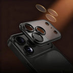 Luxury Plating Matte Ultra Slim Case for iPhone 17 18 16 15 14 13 12 Pro Max Camera Lens Film Protector Frosted Shockproof Case