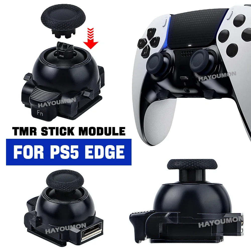 TMR Stick Module Replacement for PS5 Edge Controller For PS5 Edge Analog Joystick to Resolve Drift & Restore Pro Level Accuracy