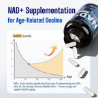 90 Capsules NAD+ Supplement, 1500mg - Liposomal NAD+ Supplement