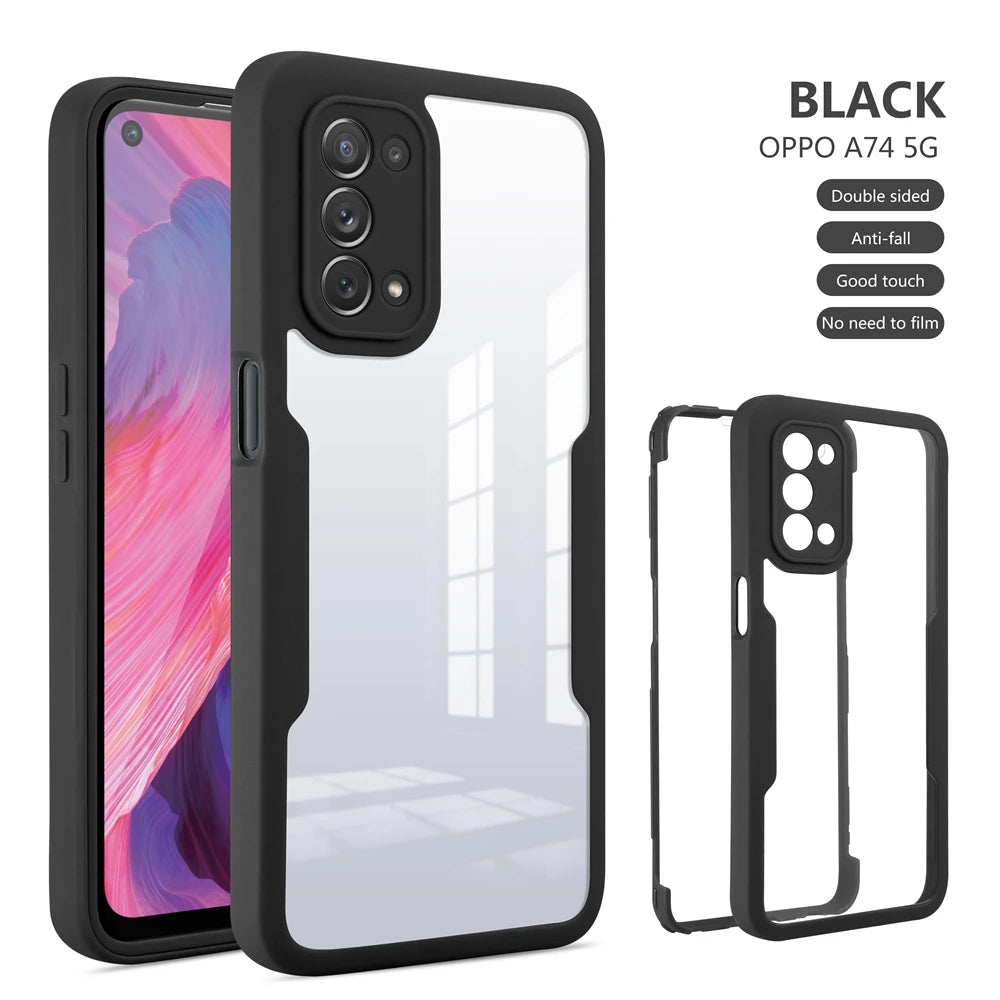 360 Full Body Case For Samsung A73 A72 A57 A56 A55 A54 A52 A37 A35 A34 A33 A32 A27 A25 A24 A17 A16 A15 A14 A13 A07 A06 A05 A04 S