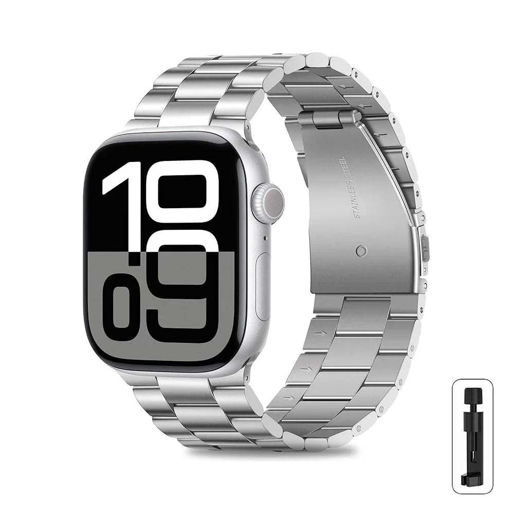 Stainless Steel Strap for Apple Watch Ultra 3/2 Band 46mm 49mm 40mm 44mm 42mm 41mm 45mm Bracelet IWatch Series 11 10 9 8 7 SE 6