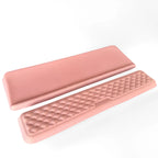 Keyboard Wrist Rest, Ergonomic Memory Foam Wrist Support for Typing & Gaming, Tilted Keyboard Pad, Aesthetic Desk Accessories Fo