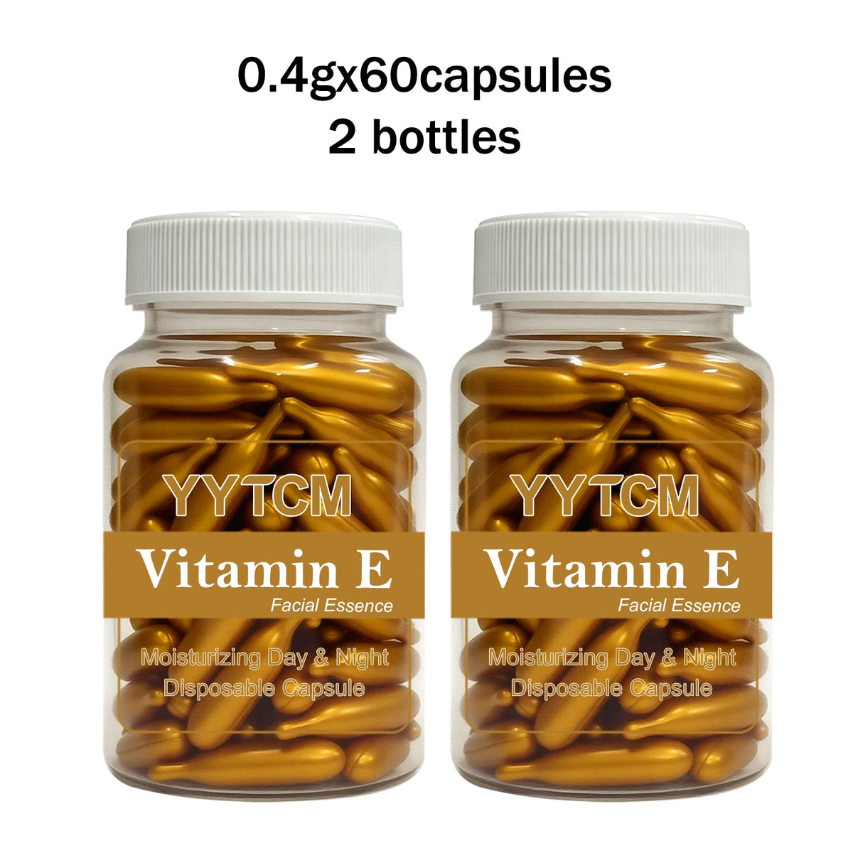 Vitamin E Serum Capsules, Single-Use Essence Capsules, Hydrating and Moisturizing Facial Skin 30/40/50/60/90/120/180 Count