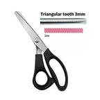 Tailor Scissors Pinking Shears Zig Zag Sewing Cut Serrated Lace Scissors Sewing Accessories Fabric Scissors DIY Sewing Tool
