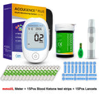Multi-function Blood Ketone Meter Kit with Ketone Test Strips, Ketone Monitoring for Keto Diet, Ketosis, Fast & Accurate Results