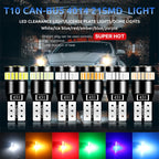 2x W5W T10 21SMD Led Bulbs Canbus Car Interior Light Bulbs Parking Position Lamp Map Dome Reading Lights