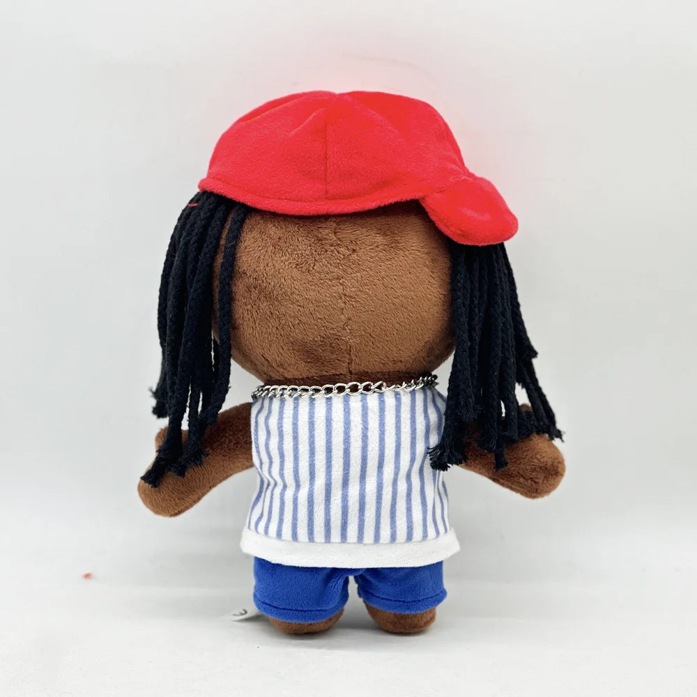 Multiple Styles Cute Cat Eminem XXXTentacion Frank Ocean Plush Toy Doll with Clothes Stuffed Soft Plush Toys Fans Collect Gift