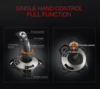 PXN-2113 Pro Joystick Flight Simulator Gamepad Controller PC Flight Simulation Cockpit Stick for PC/Desktop Game Accessories