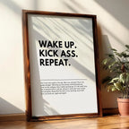 Minimalist Motivational Quotes Inspirational Discipline Art Poster Canvas Painting Wall Prints Picture Room Home Office Decor