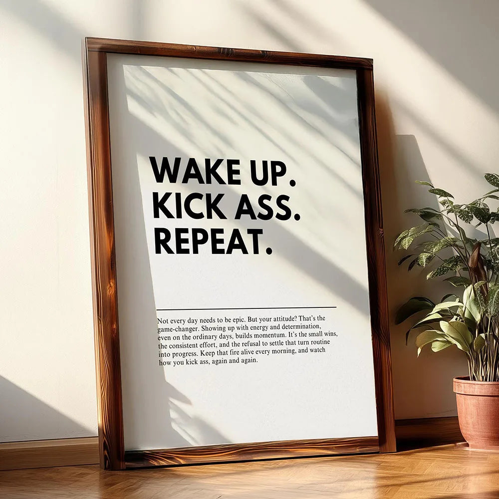 Minimalist Motivational Quotes Inspirational Discipline Art Poster Canvas Painting Wall Prints Picture Room Home Office Decor