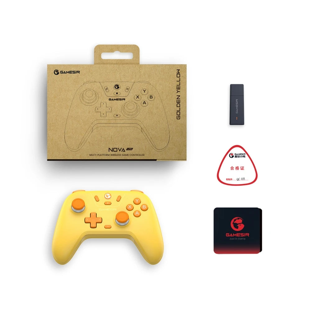 GameSir Nova Lite Wireless Gamepad, Bluetooth Gaming Controller with Hall Effect for Switch, Android, iOS, PC, Steam Games