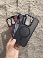 Matte Magnetic Original Phone Case For iPhone 18 Air 17 16 15 14 12 11 13 Pro Max 16e Plus For Magsafe Wireless Charging Cover