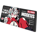 Computer Desk Mat Anime Girl Leather Mouse Pad Kawaii Office Extended Mousepad Gaming Accessories Non-slip HD Printing Carpet
