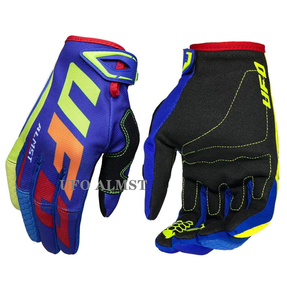 UFO Almst Off-Road Motorcycle Gloves Enduro Shockproof Mens Racing Guantes Moto Cross Luvas Motorbike MX ATV Gloves for Summer