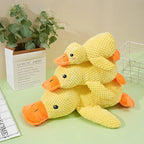 Plush Companion Sleeping Duck Dog Toys for Small Large Dogs Bite Resistant Teeth Grinding Sound Relief Duck Sound Toy