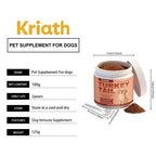 100g Dog Probiotics Immune Support Agent Elderly Dog Maintenance Joint Intestinal Skin Care Bacon Flavored Pet Health Supplement