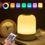 NEW LED Touch Night Light Rechargeable RGB Dimmable Table Lamps Remote Control Ambient Light for Bedroom Living Room
