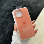 Luxury Liquid SIilicone Solid Candy Color Phone Case for Apple iPhone 17 Pro 16 15 14 13 18 Pro Max Shockproof Cover with Logo