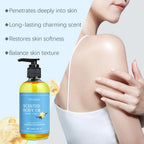 Caramel Vanilla Body Massage Oil Moisturizing Nourishing Smoothing Skin Care Relieve Stress Muscle Relaxing Body SPA Oils