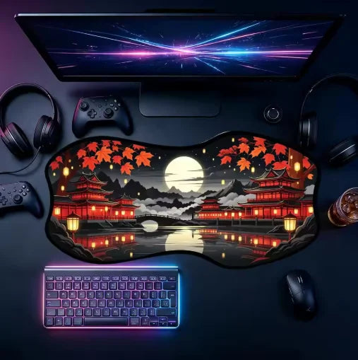Extremely Gaming Mouse Pad Laptop Pad Oversized Office Desk Mat Dark Wind Non-Slip Lock Edge Thickened Soft Mats