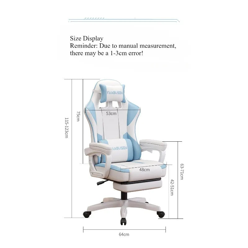 Gaming Chair Computer Chair GamingChair Ergonomic Dormitory Lifting Modern Simple Office Gaming Chair