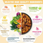 24-in-1 Dog Vitamins and Supplements Multivitamin Chewable for Dog Skin Coat Heart Joint Gut Liver Brain Eyes Immune Support