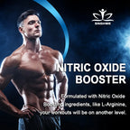 2PCS Men's L-Arginine Endurance Tribulus Terrestris Capsules Male and Female Supplements-Muscle Mass, Endurance and Vitality