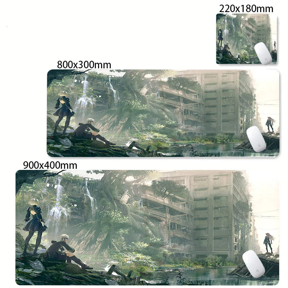 NieR Automata Kawaii Mouse Pad Gaming Accessories Keyboard Desk Mat Computer Deskmat Pc Gamer Mats Anime Sexy Girl Mousepad Xxl