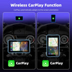 EKIY 5.0 inch Wireless CarPlay Moto Android Auto Portable Digital Motorcycle Dashboard GPS Navigation Removable Display Screen