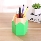 Cute Pencil Holder Desk Organizer Stationery Storage Box   Large Mouth Pen Holder Makeup Brush Organizer Box Office Accessories