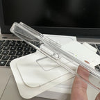 Original Transparent Phone Case For iPhone 17 Air 16 15 14 13 12 Pro Max Cases For Magsafe Animation Wireless Charging Cover