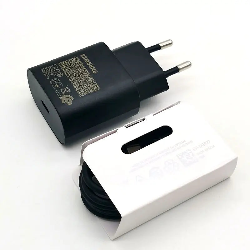 Samsung 25W PD Super Fast Charger Power Adapter Type C Cable For Galaxy Z Flip Fold 6 5 4 3 2 S20 S21 S22 S23 S24 Note 20 Ultra