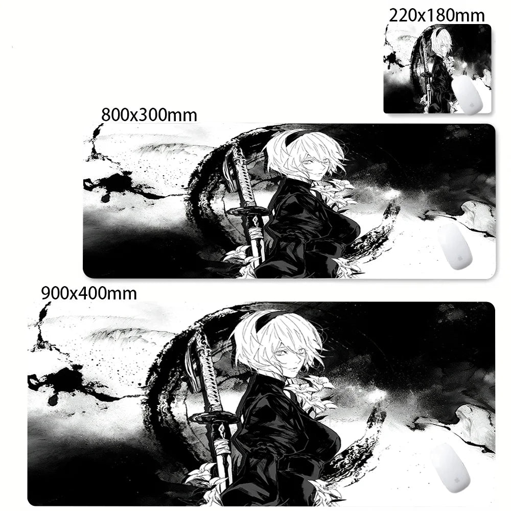 NieR Automata Kawaii Mouse Pad Gaming Accessories Keyboard Desk Mat Computer Deskmat Pc Gamer Mats Anime Sexy Girl Mousepad Xxl