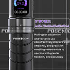 POSEIDON Tattoo Kit Or Tattoo Machnie Professional For Permanent Makeup Tattoo Machine Kit Wireless Power Supply Tattoo Gun Kit