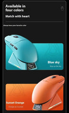 AJAZZ AJ159 APEX Mouse Tri Mode Wireless 8K PAW3950 Sensor Low Latency Gaming Mouse Charge Base Customize Lightweight Pc Gamer