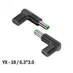 20V100W Laptop Power Adapter Connector DC Plug USB Type C Female to DC Male Jack Converter for Hp Dell Asus Acer Lenovo Notebook