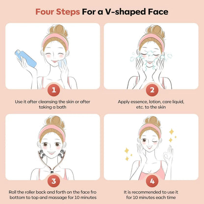 FaceSculpt™ EMS Beauty Roller – V-Line Lift