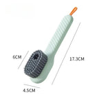 1/2/4PCS Shoe Washing Machine Bag with Liquid Shoe Brush Set Durable Laundry Shoe Bag and Soft Bristle Clean Brush for All Shoes