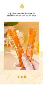 30pcs Vitamin C Sleeping Masks Beauty Face Moisturizing Skin Rejuvenation Firming Disposable No-wash Facial Mask for Face Care
